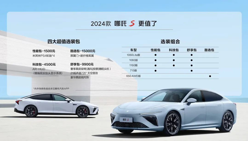 售15.98万起！2024款哪吒S有哪些变化？是不是更值了？
