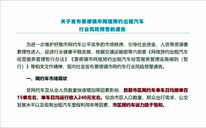 “没钱挣了，还开什么网约车？”