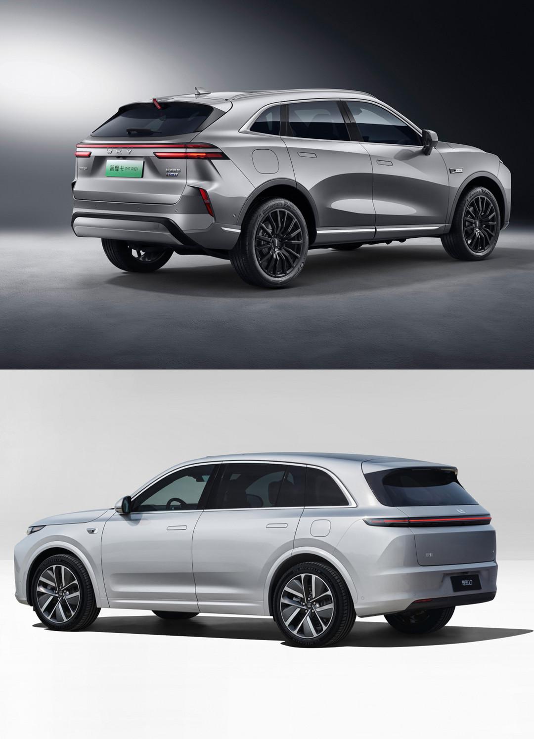 大五座SUV 新摩卡DHT-PHEV对比理想L7 谁更值得买？