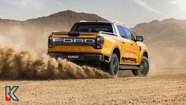 2022年全球首发 搭载3.0T发动机 全新福特Ranger Raptor假想图