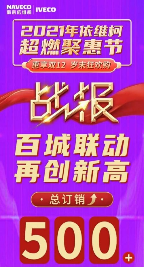 依維柯“12.12”口碑銷售雙豐收