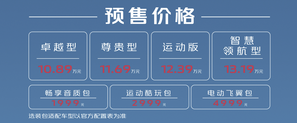 10.89万元起，长安UNI-V正式开启预售