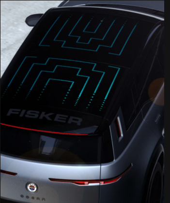 Fisker Ocean将搭载旋转显示器和太阳能车顶