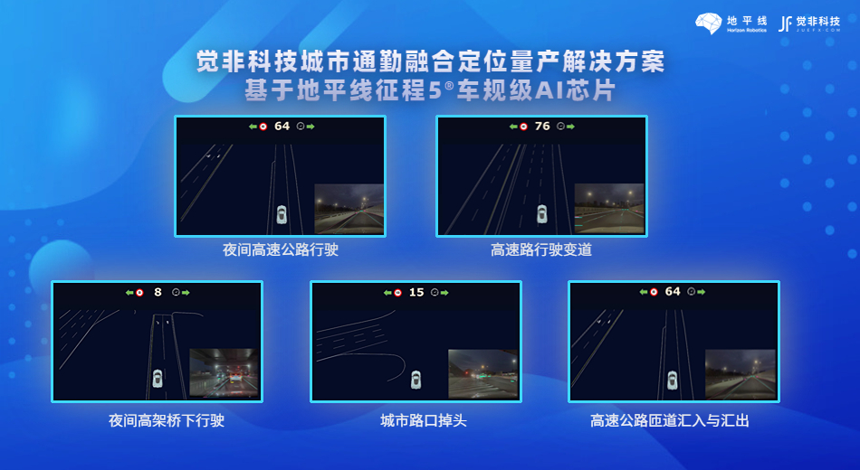 觉非科技基于地平线征程5发布城市通勤融合定位量产解决方案