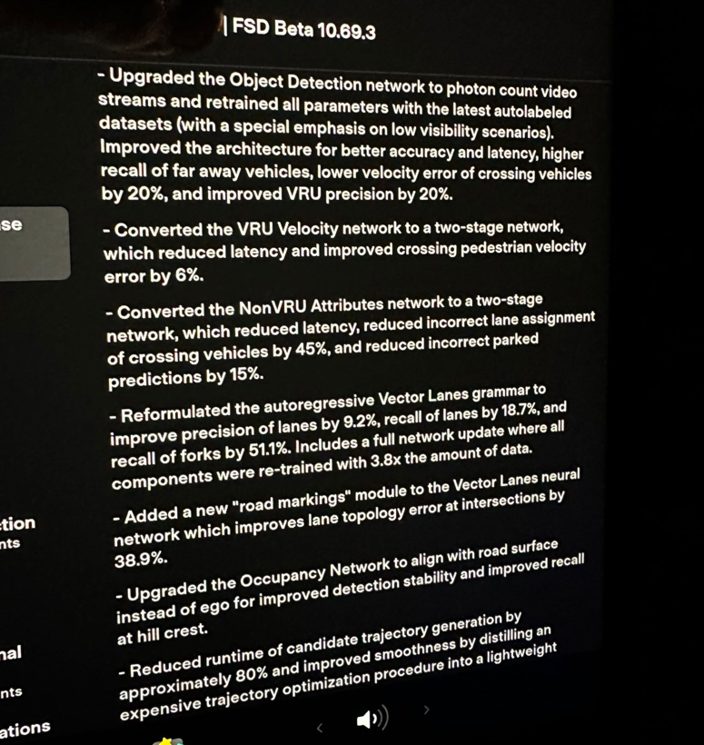 特斯拉发布FSD Beta 10.69.3