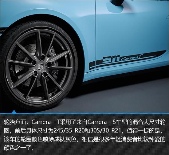 百万级的手挡 保时捷911 Carrera T新车图解