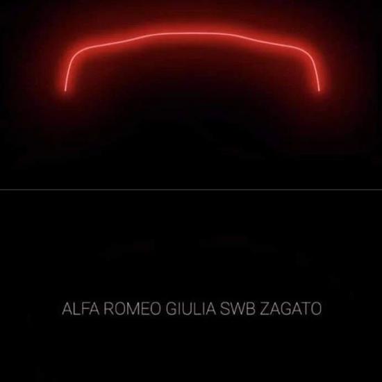 阿尔法·罗密欧Giulia SWB Zagato预告图发布
