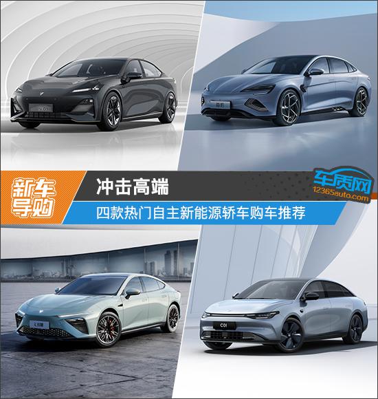 冲击高端 四款热门自主新能源轿车购车推荐