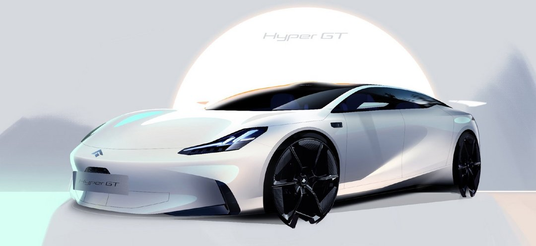 Hyper GT渲染图曝光 难以置信它对标的是小鹏P7！