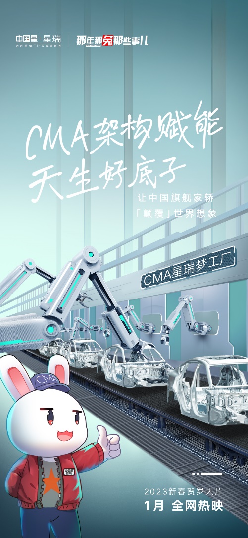 星瑞跨界国漫IP“那兔”,强势吸睛玩转新春贺岁档