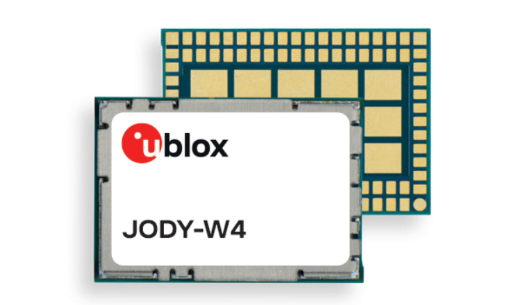 u-blox推出车规级模块JODY-W4 支持Wi-Fi 6E技术和蓝牙LE音频功能