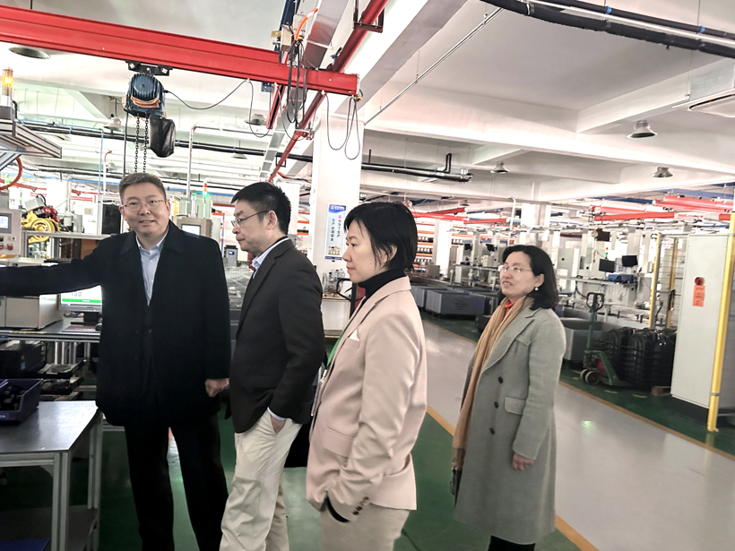 欧美同学会嘉定分会汽车专委会一行走访调研上海电驱动