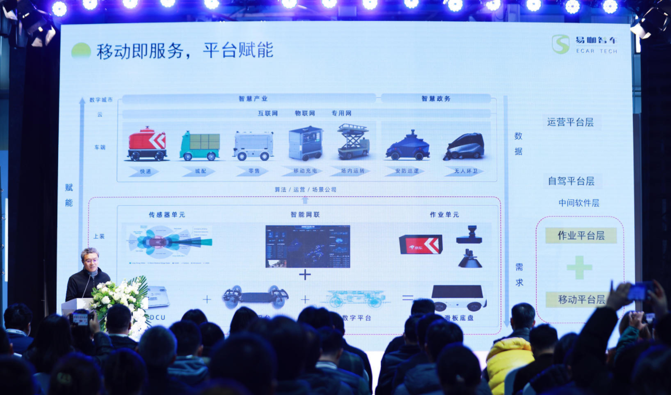 为场景造车,易咖智车一举发布7款无人车新品