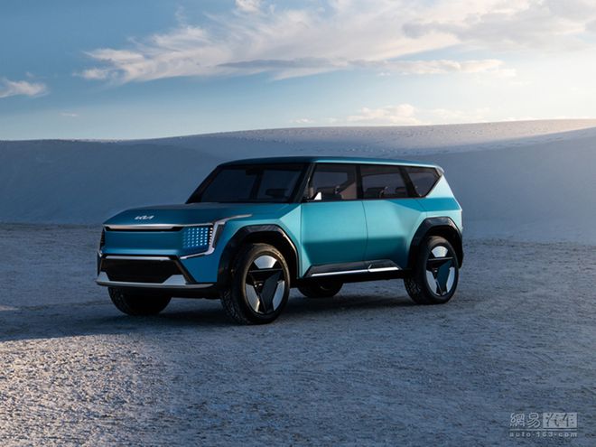 定位纯电中大型SUV 起亚发布量产版EV9预告片