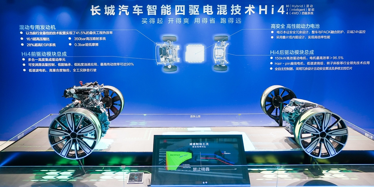 混动新形态 开启新时代 长城汽车发布全新智能四驱电混技术Hi4