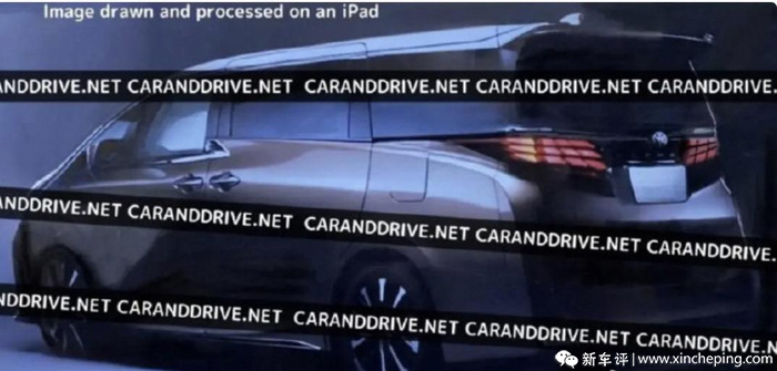 二排更豪华，全新外观设计！全新丰田埃尔法效果图曝光