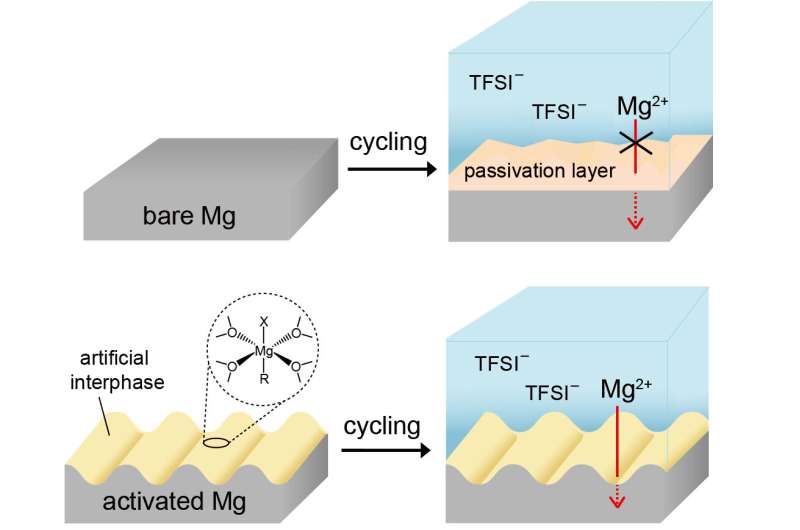 KIST团队开发出镁金属活化策略 可使镁电池高效运行