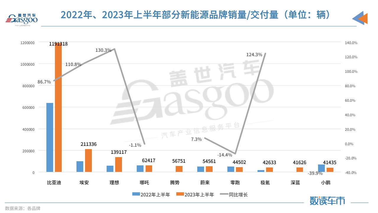 20家新能源品牌6月销量汇总：破万者增多，理想成新势力最大赢家