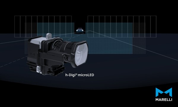 马瑞利推出下一代数字前照灯h-Digi® microLED 面向更广泛车型