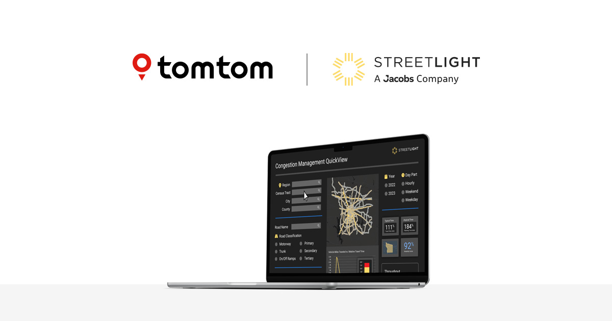 TomTom和StreetLight合作提供全球交通数据和见解