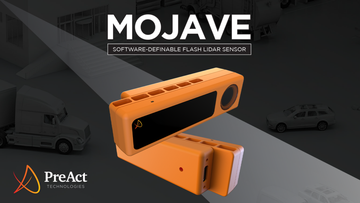 PreAct Technologies宣布推出第三代近场、软件可定义闪存LiDAR系列Mojave