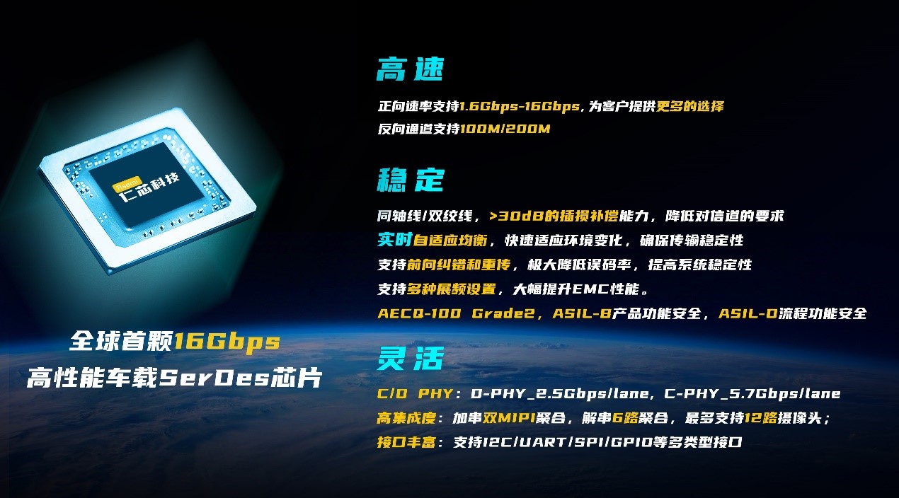权威认证丨仁芯科技获SGS ISO 26262  ASIL-D等级功能安全认证