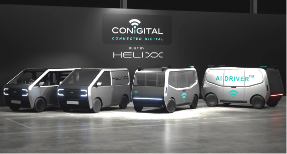 Helixx与Conigital建立战略合作 加速推进电动自动驾驶汽车研发