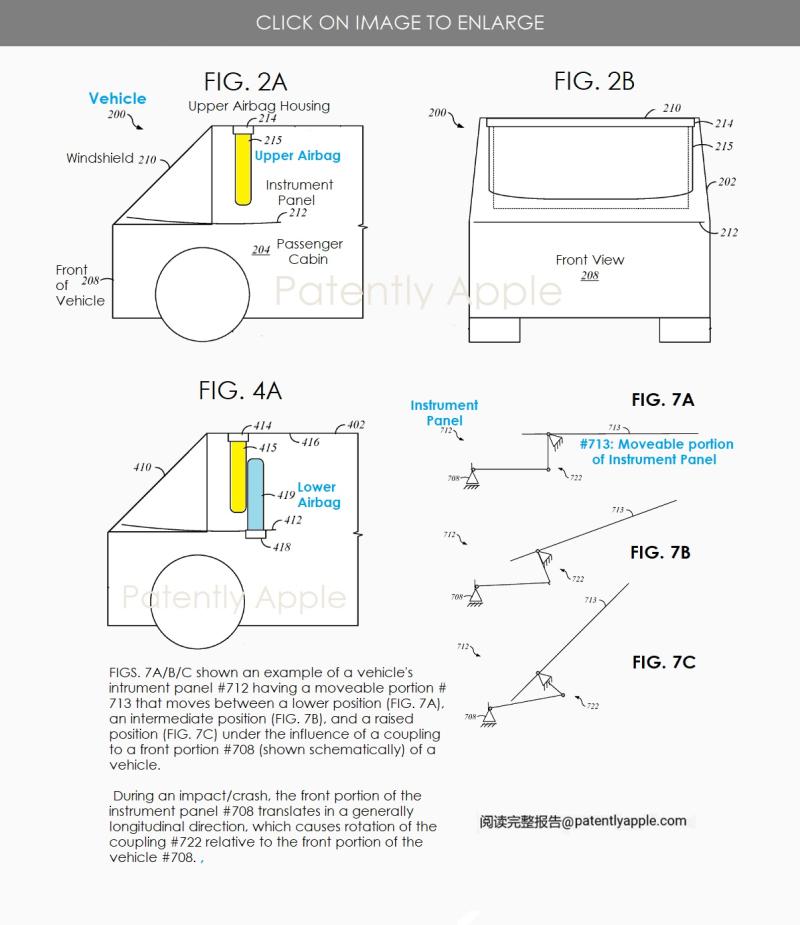苹果获两项新泰坦项目专利 涉及旨在确保乘客安全的车辆“碰撞区”