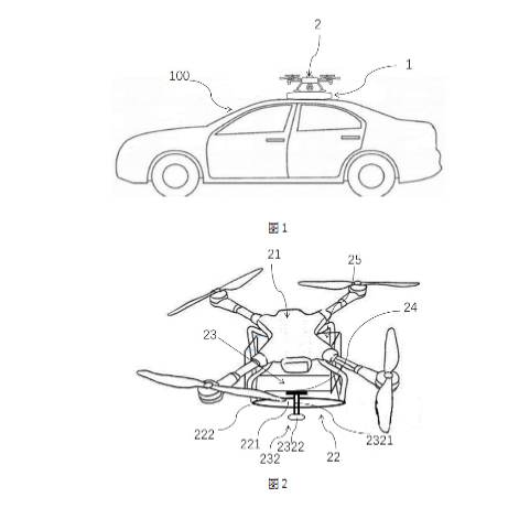 吉利与极氪共同申请的无人机为汽车充电专利公布