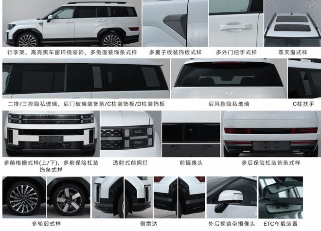 方盒子造型 北京现代全新胜达实图曝光