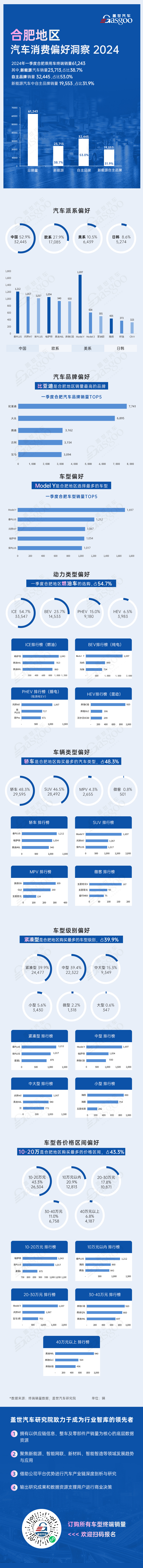 自主销量占比52.9%，最爱比亚迪品牌 | 合肥地区一季度汽车消费偏好洞察