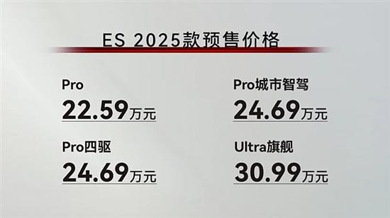 性价比更高 2025款星途星纪元 ES预售价