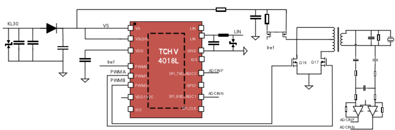 泰矽微发布车规级3合1低功耗通用MCU芯片TCHV4018L