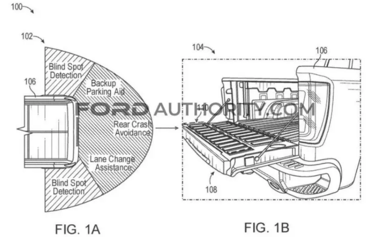 福特汽车申请新专利 未来皮卡或将配备探地尾门传感器