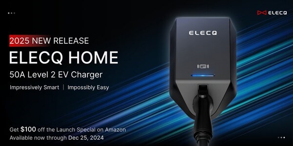 Elecq推出L2级电动汽车充电器Elecq Home 扩展全球智能充电业务