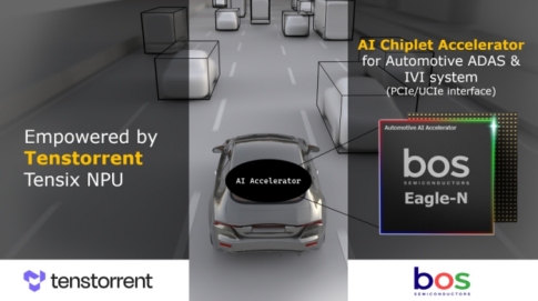 BOS和Tenstorrent合作推出汽车AI加速器Chiplet SoC Eagle-N