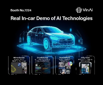 CES 2025：VINAI推出尖端汽车人工智能技术