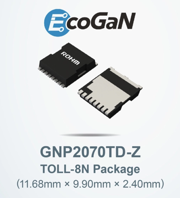 罗姆推出采用紧凑、高散热TOLL封装的650V GaN HEMT