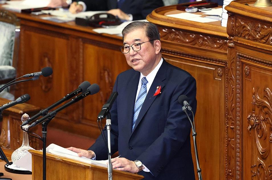 日本首相石破茂重申将致力于消除与美国的所有关税