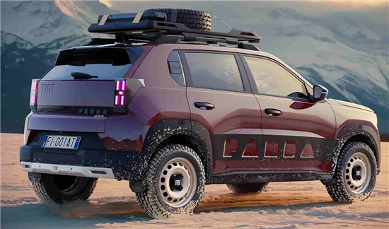 野性十足 菲亚特熊猫4x4概念车官图发布
