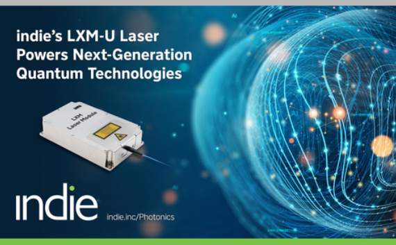 indie推出LXM-U激光器 以超低噪声性能为下一代量子技术提供动力