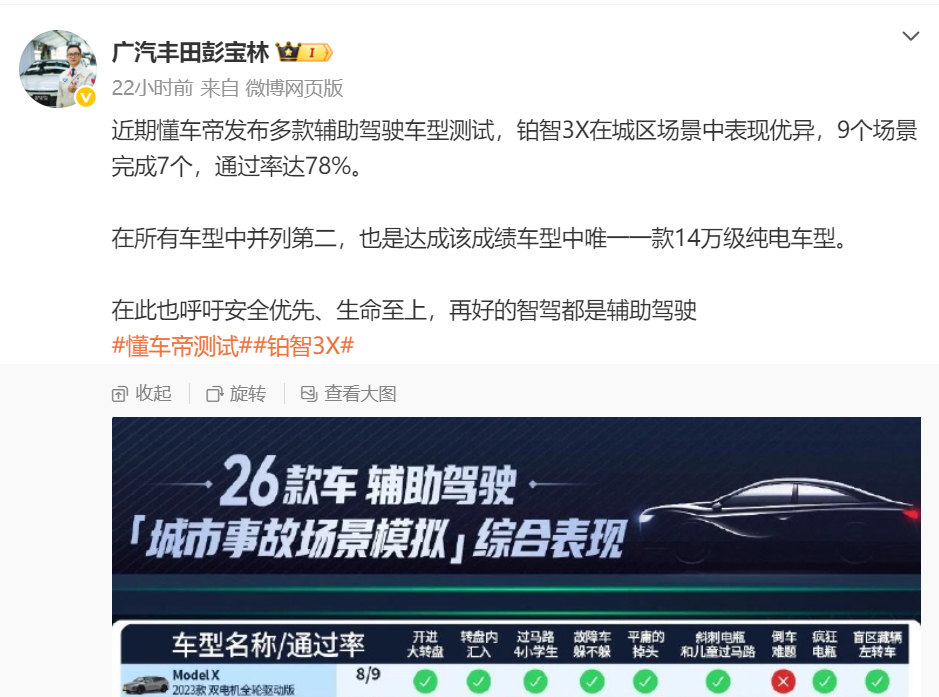 测试触碰车企“敏感神经”？辅助驾驶安全边界是否需要再审视？