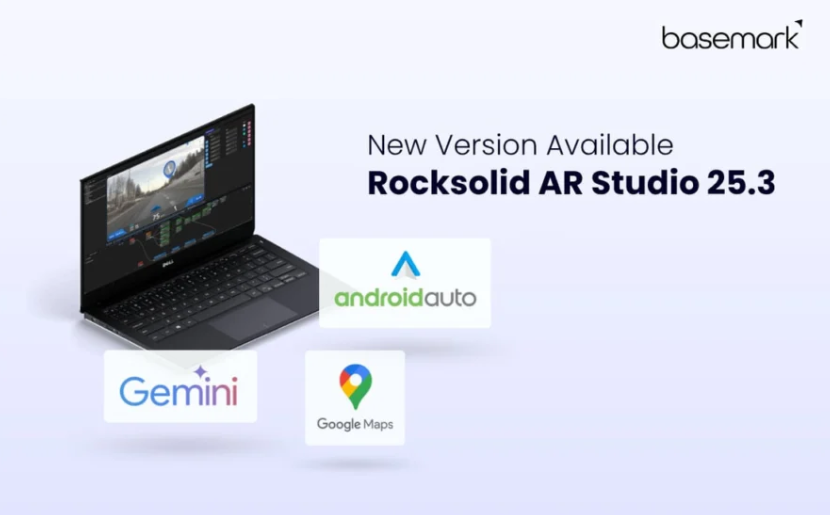 Basemark更新Rocksolid AR Studio 增强车载应用