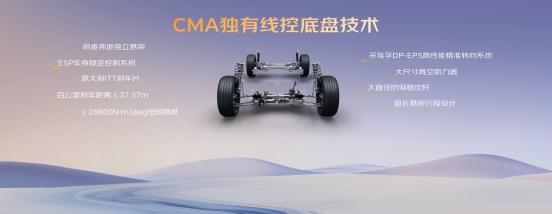 CMA独有线控底盘技术