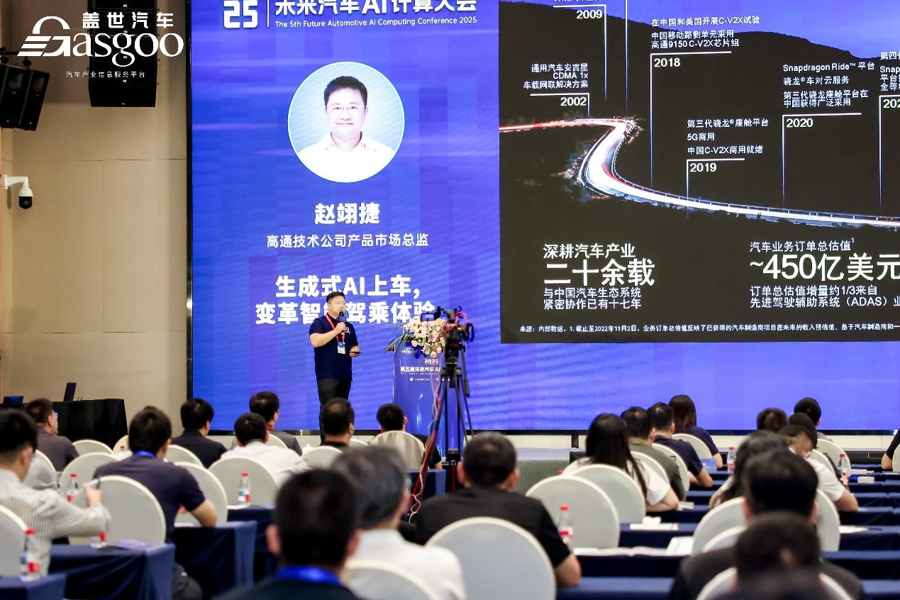 高通赵翊捷：生成式AI上车 变革智能驾乘体验