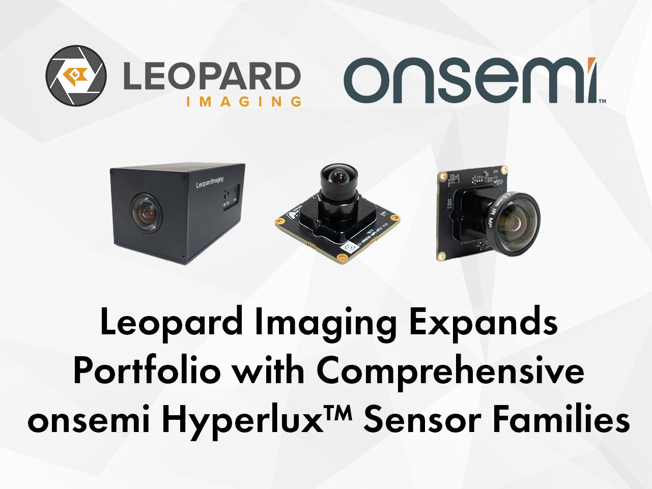 Leopard Imaging推出全系列摄像头解决方案 进一步扩展产品组合