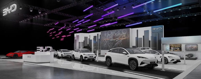 比亚迪首款电动轻自动车亮相日本