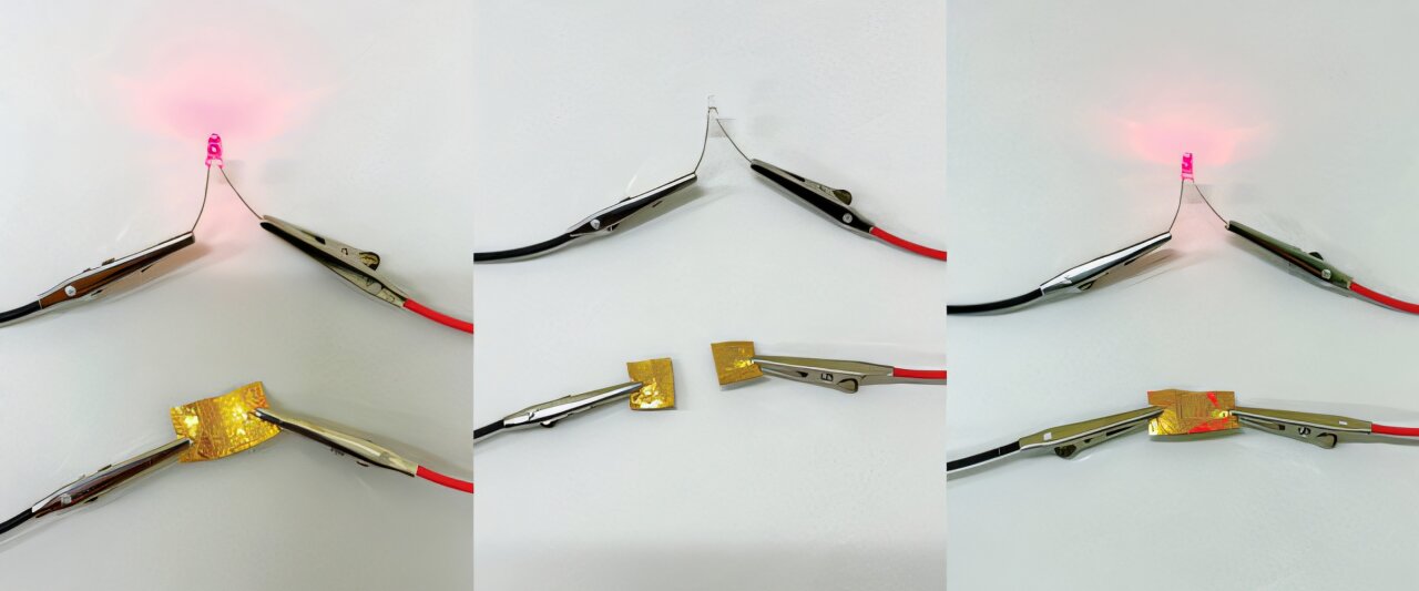 RIKEN发明新型聚合物 可用于可穿戴电子产品的柔性导体