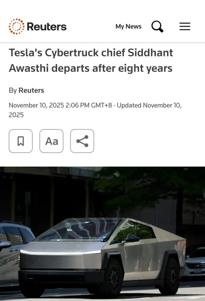 特斯拉再现离职潮,三款“神车”同时失去负责人