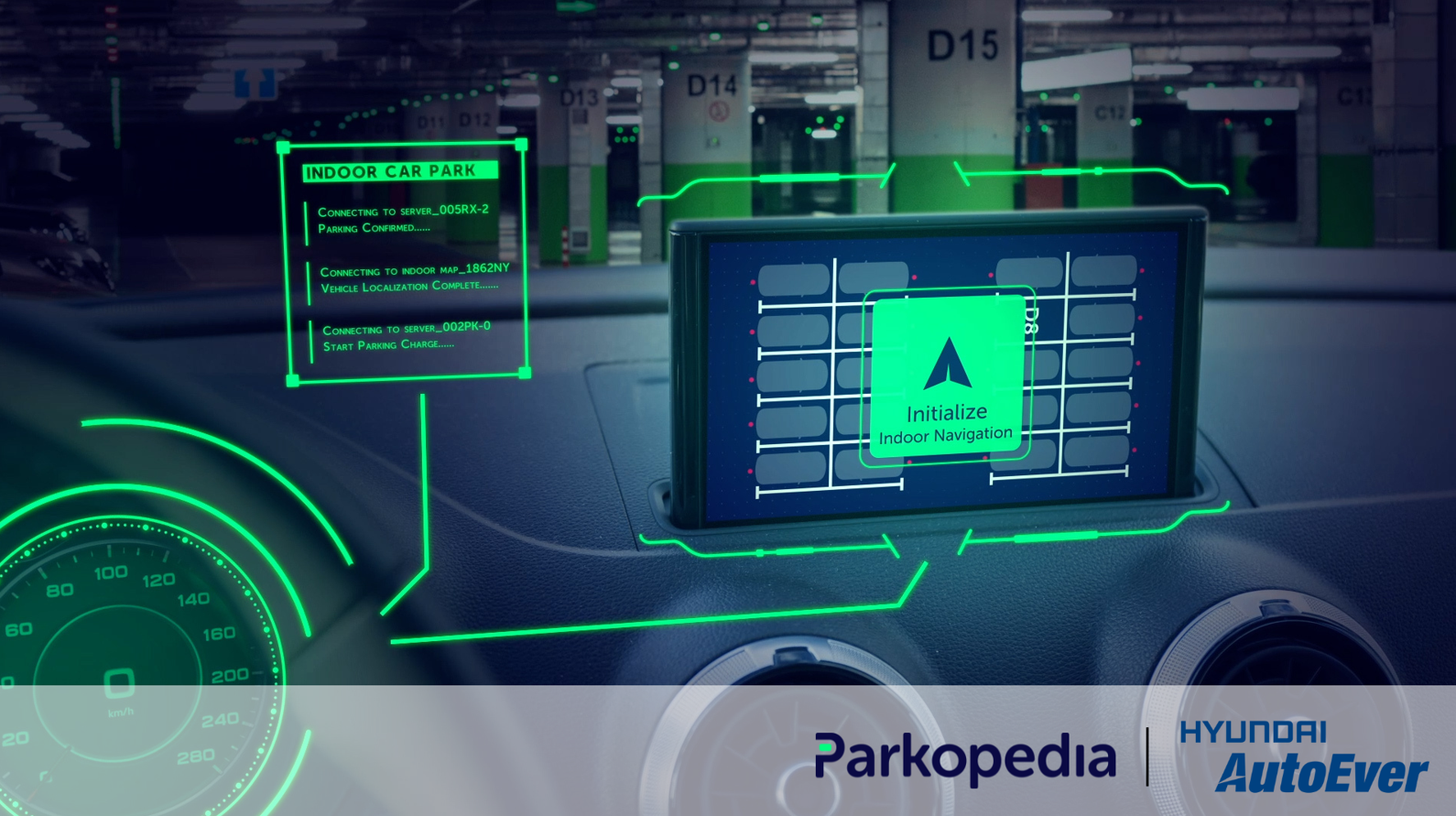 Parkopedia和Hyundai AutoEver成功演示欧洲首个车载室内导航系统